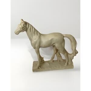 Vintage 1970’s Resin Horse Statue. Made In Mexico